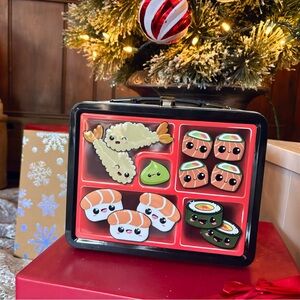 Metal Sushi Bento-Inspired Box